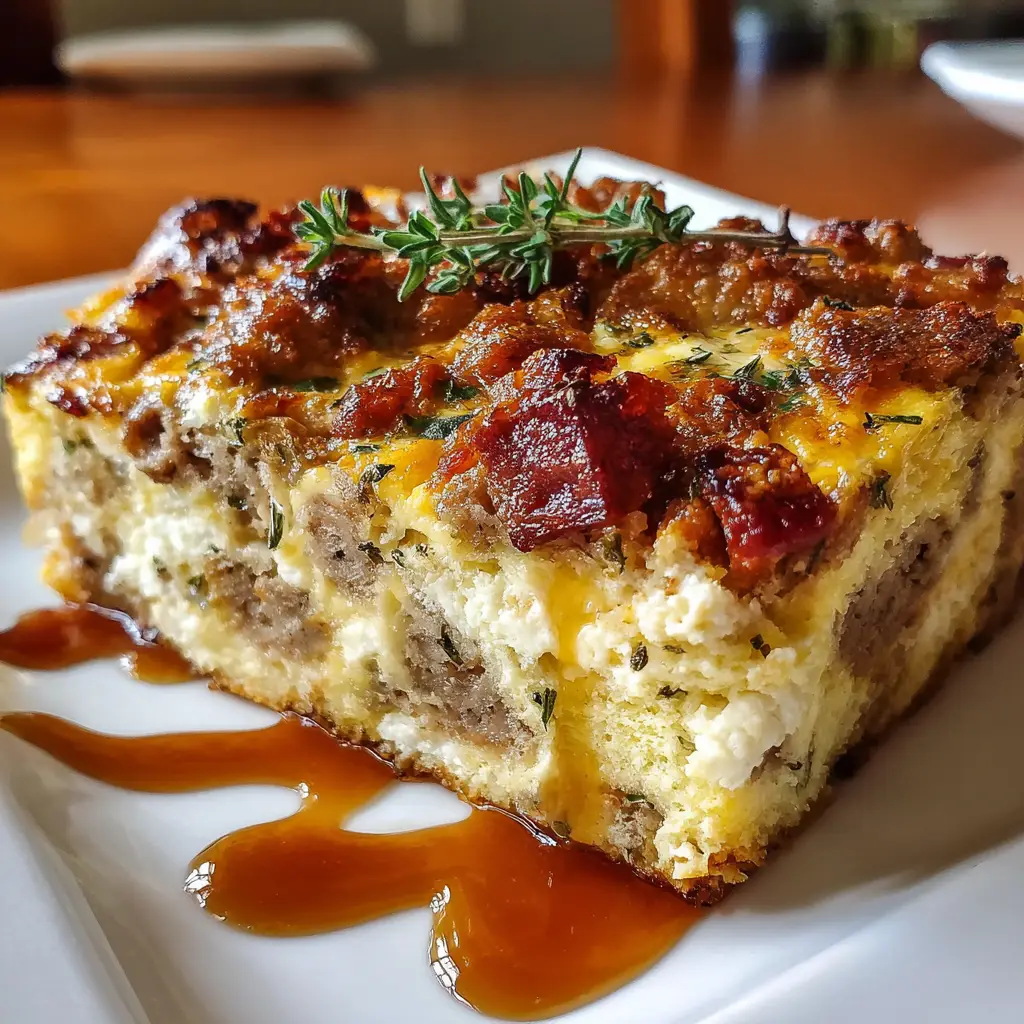 Sausage and Sage Breakfast Casserole