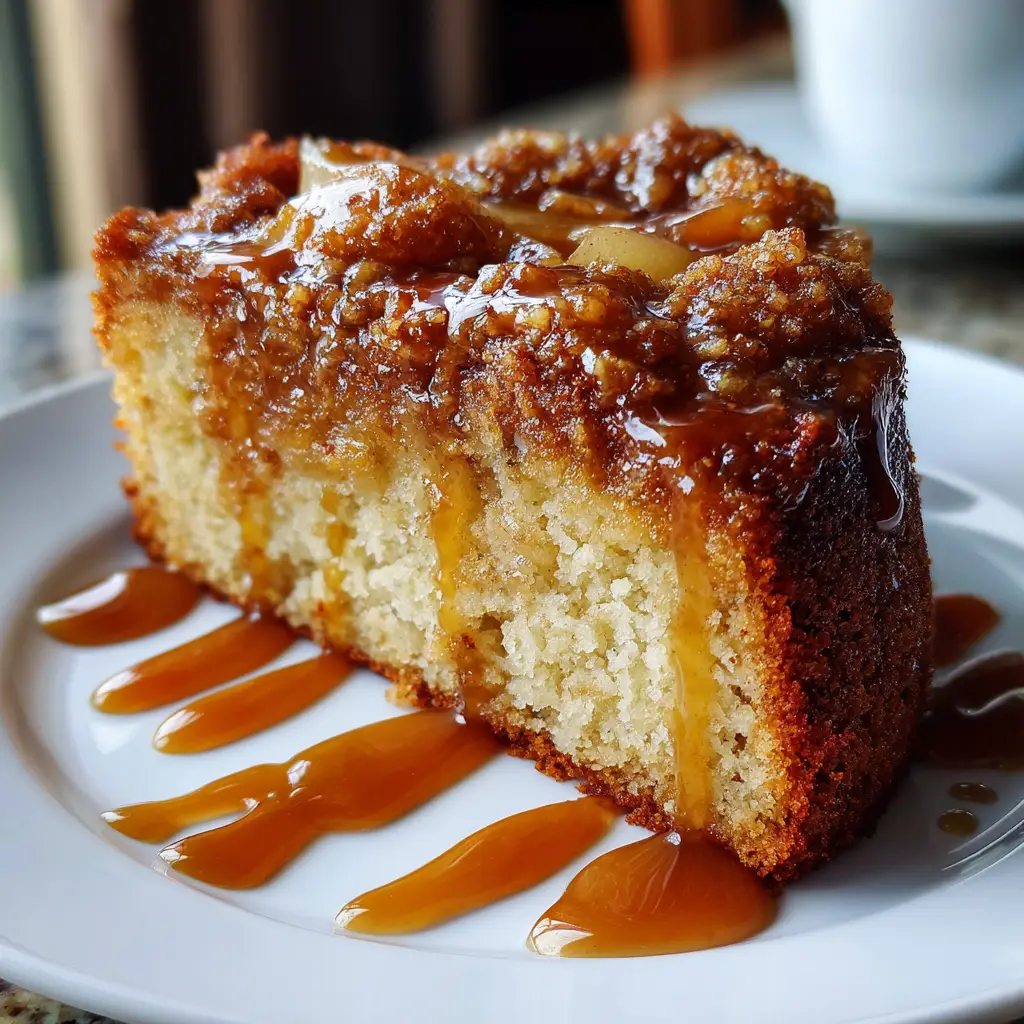 Spiced Pear Coffee Cake