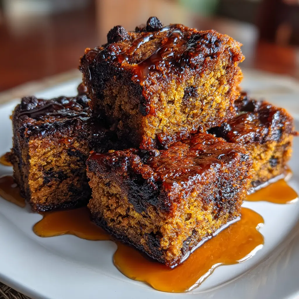 Gingerbread Pumpkin Chocolate Chip Bars