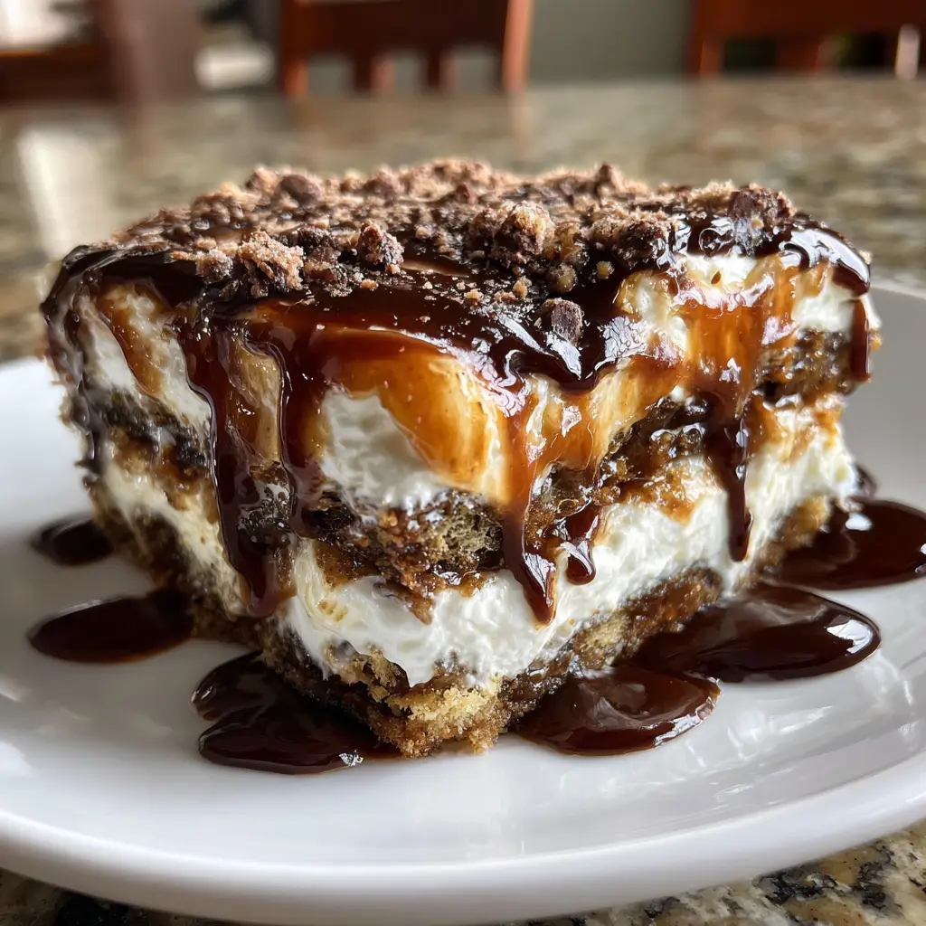 No-Bake Cookie Lasagna