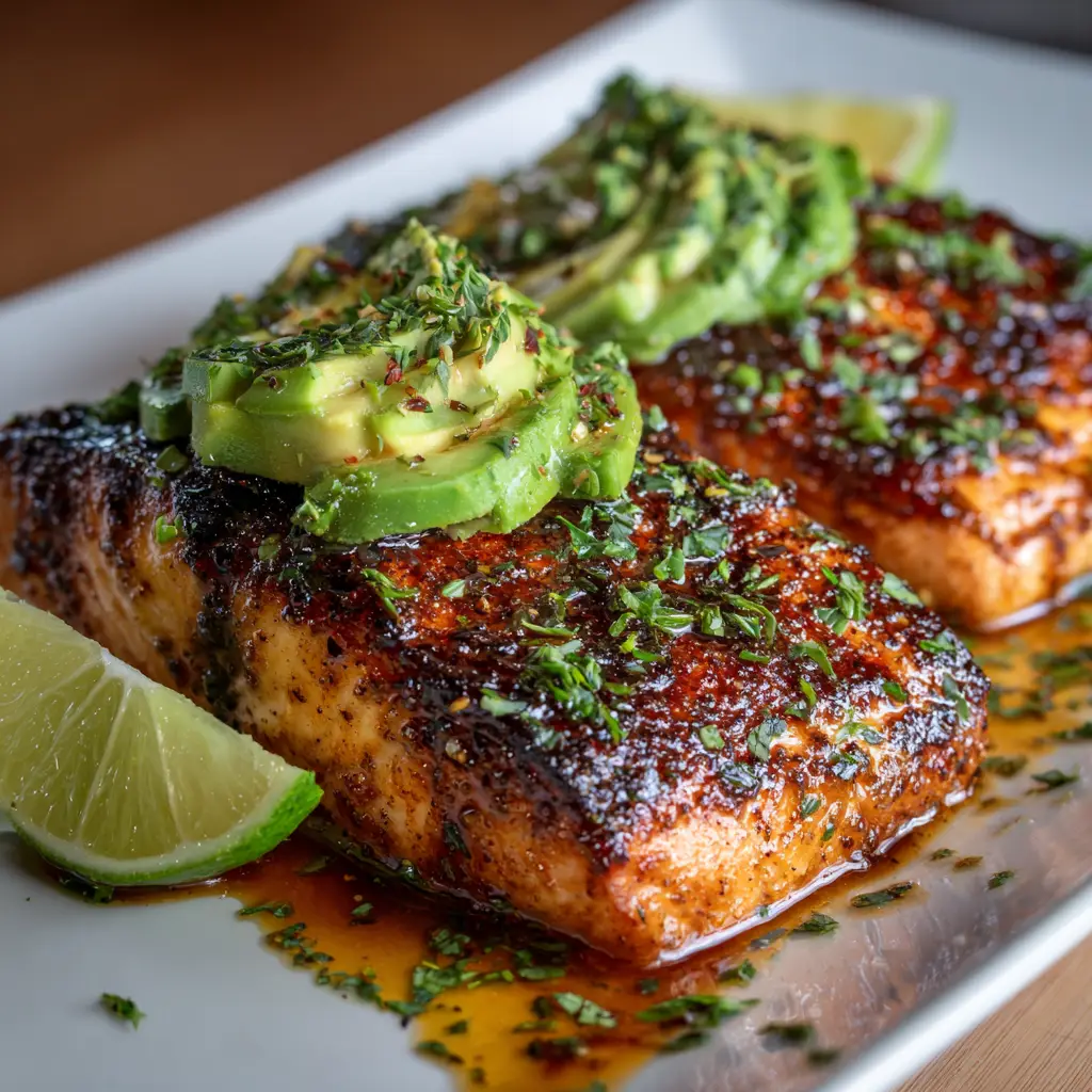 Cajun Salmon Avocado Lime