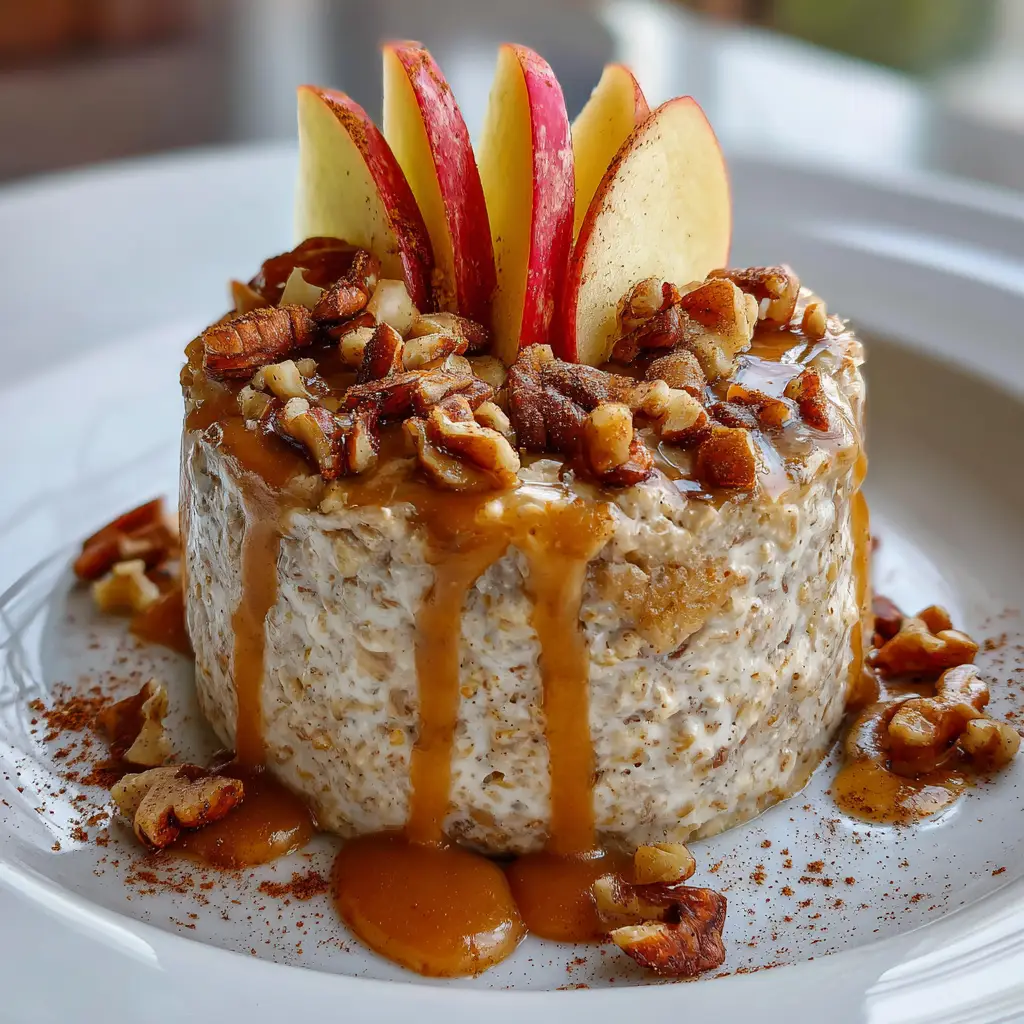 Apple Cinnamon Cheesecake Overnight Oats