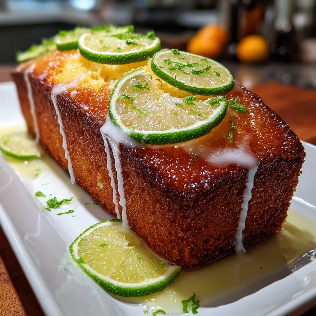 Moist & Tangy Key Lime Pound Cake