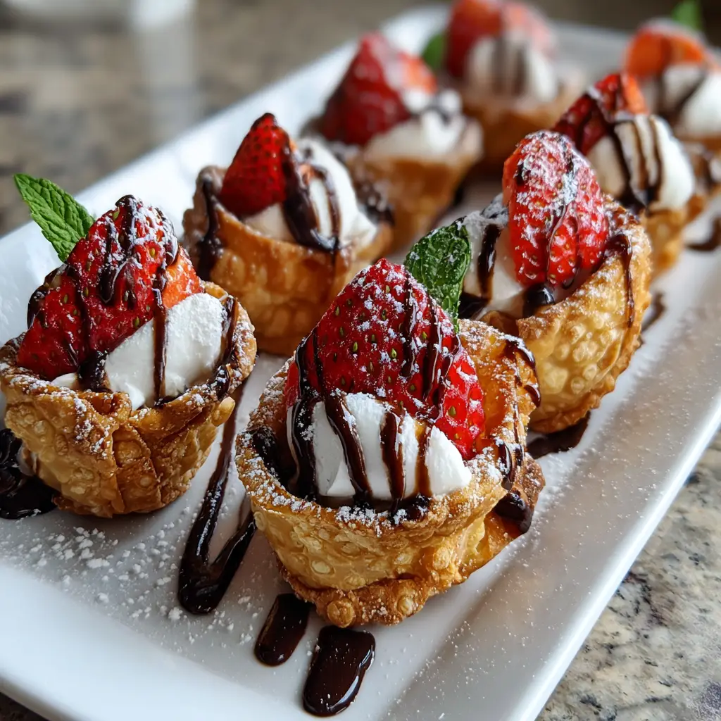 Mini Cannoli Cups Delight