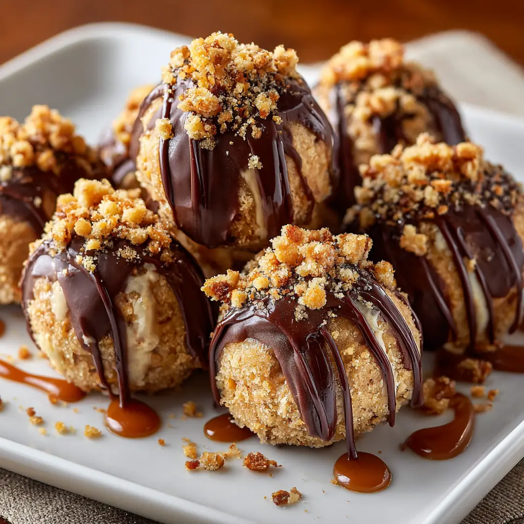 Caramel Pecan Cookie Dough Truffles