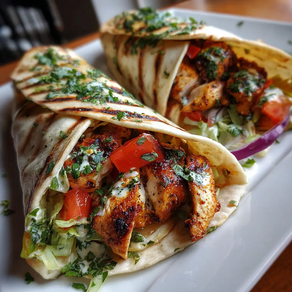 Grilled Chicken Fajita Wraps