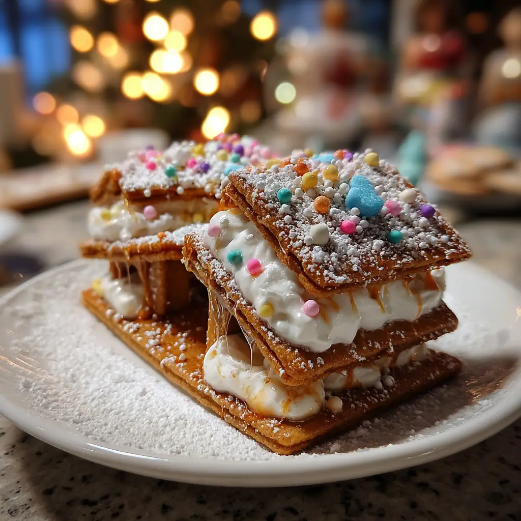 Pop Tart Gingerbread House