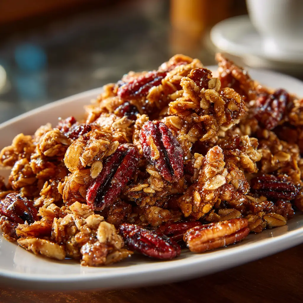 Golden Maple Pecan Granola