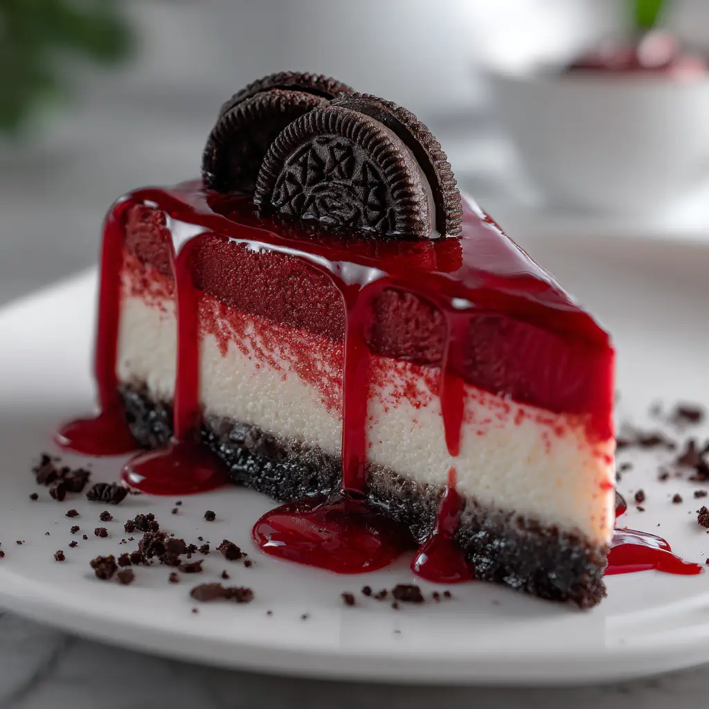 Red Velvet Oreo Cheesecake Recipe