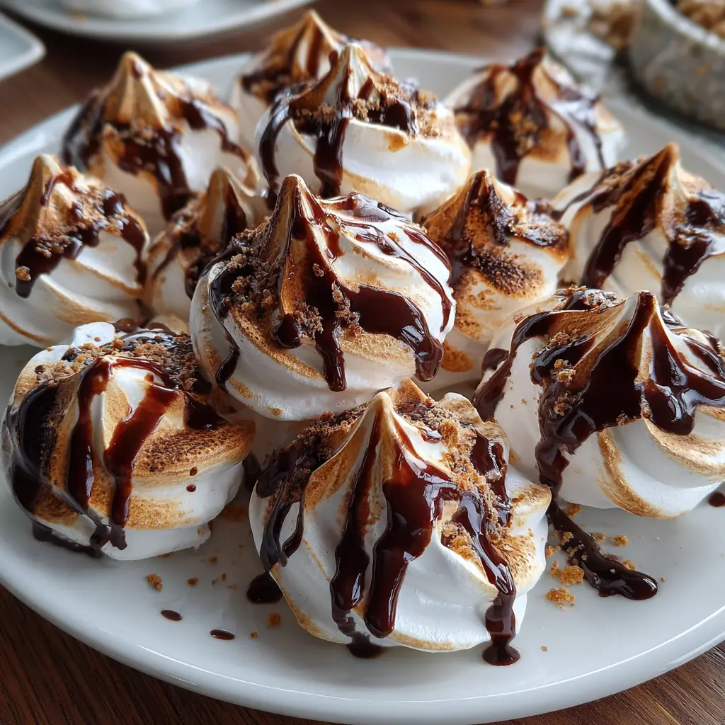 Chocolate Dipped Meringue Cookies