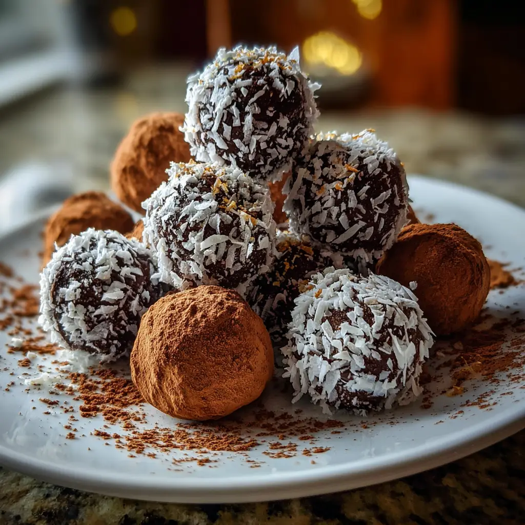 Blue Christmas Truffles