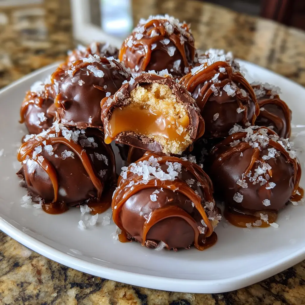 Chocolate Caramel Blossoms