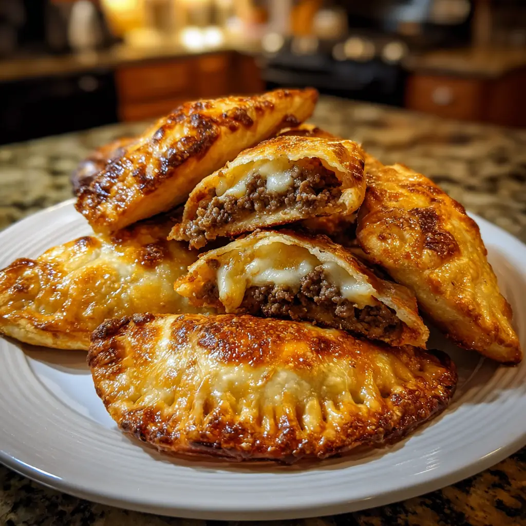 Cheesy Beef Hand Pies