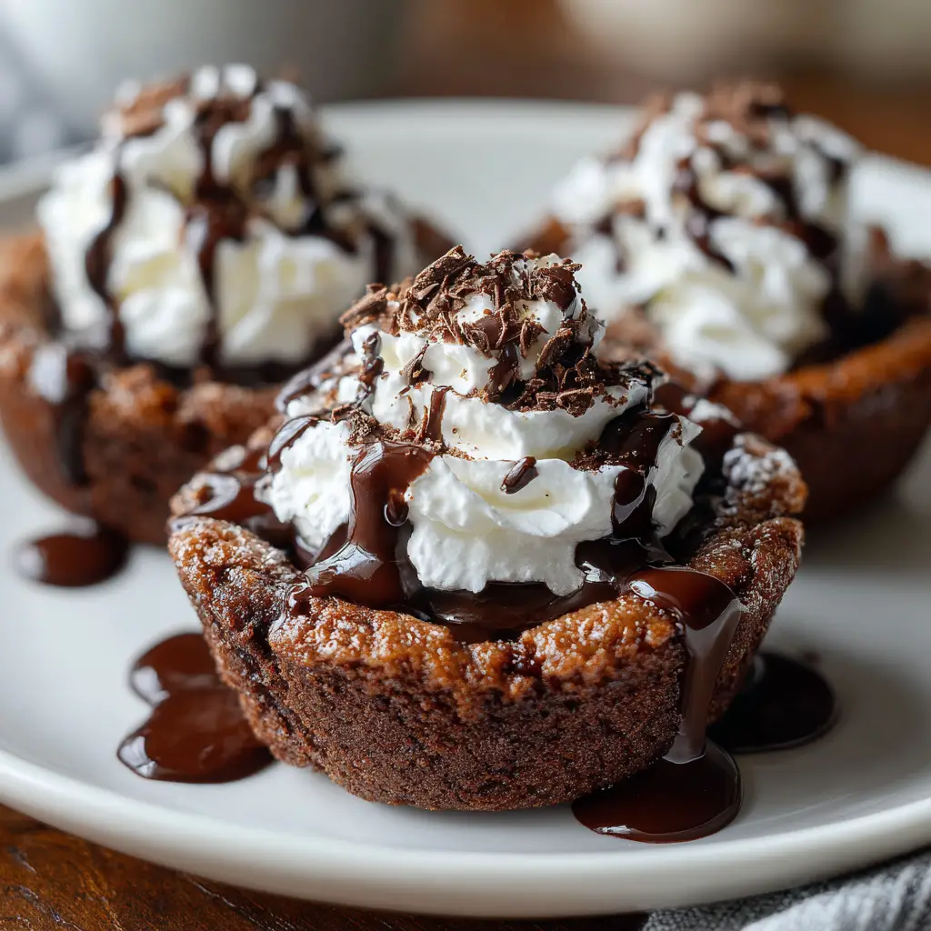 Hot Chocolate Cookie Cups