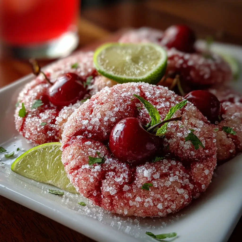 Cherry Limeade Sugar Cookies