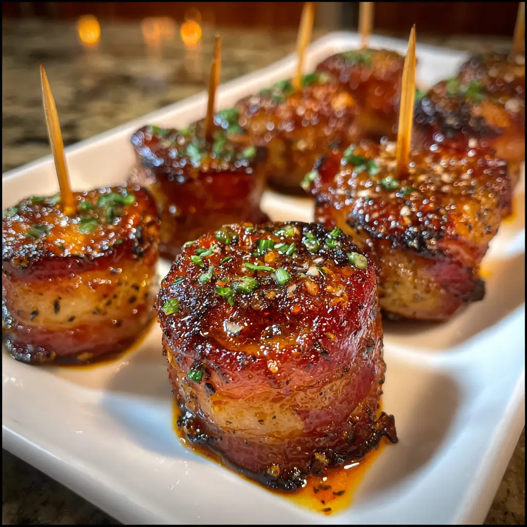 Sweet Chili Bacon Lollipops