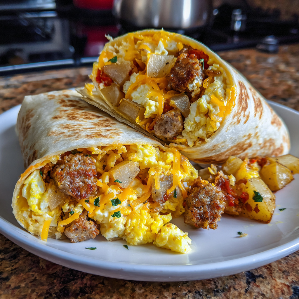 Cowboy Breakfast Burrito