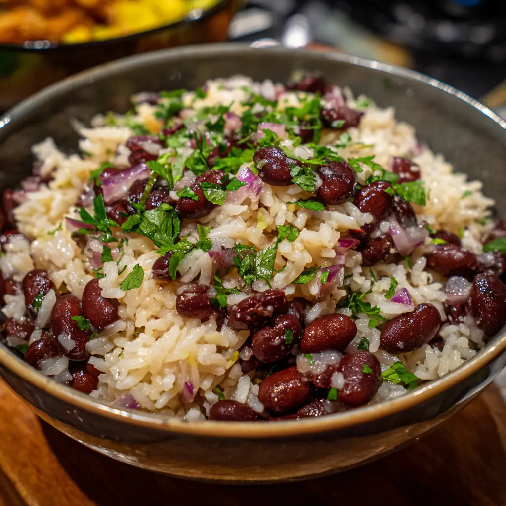 Rice & Beans with Coconut Milk