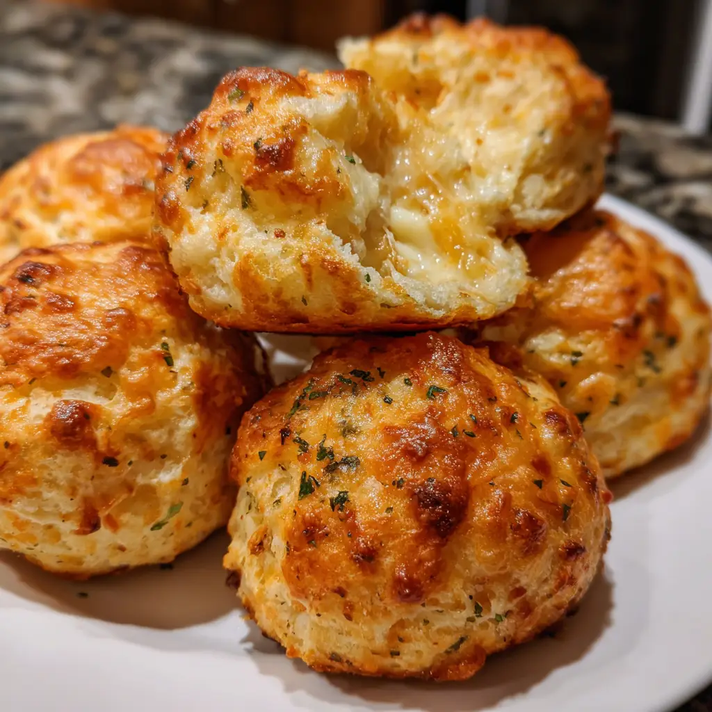 Air Fryer 3 Cheese Biscuit Bombs