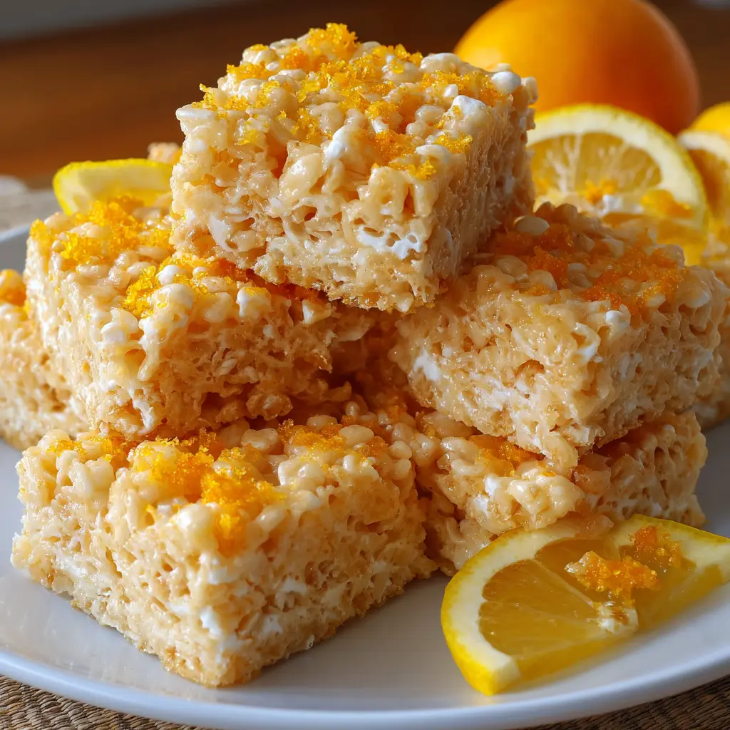 Lemon Rice Krispy Treats