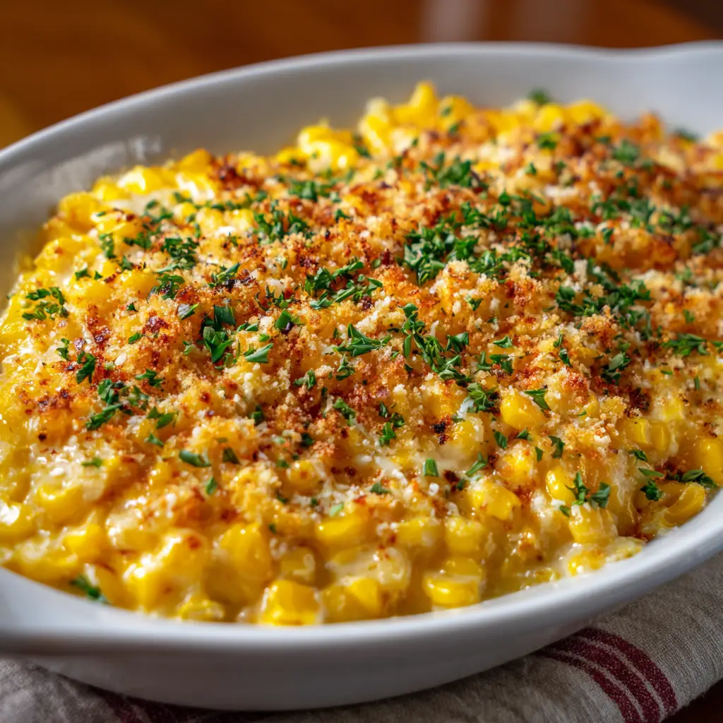 Ruth’s Chris Creamed Corn Au Gratin