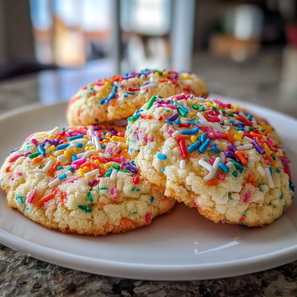 Funfetti Pudding Mix Cookies
