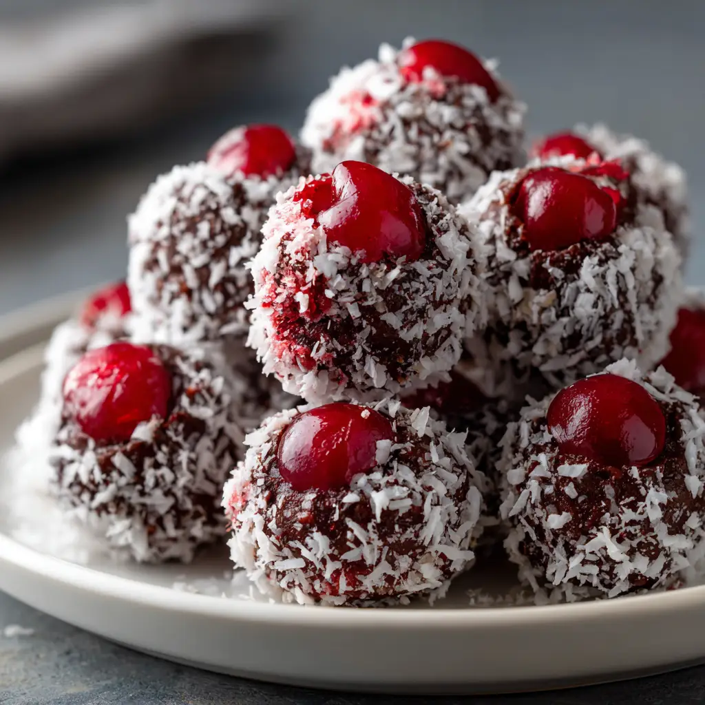 Christmas Cherry Mash Truffles