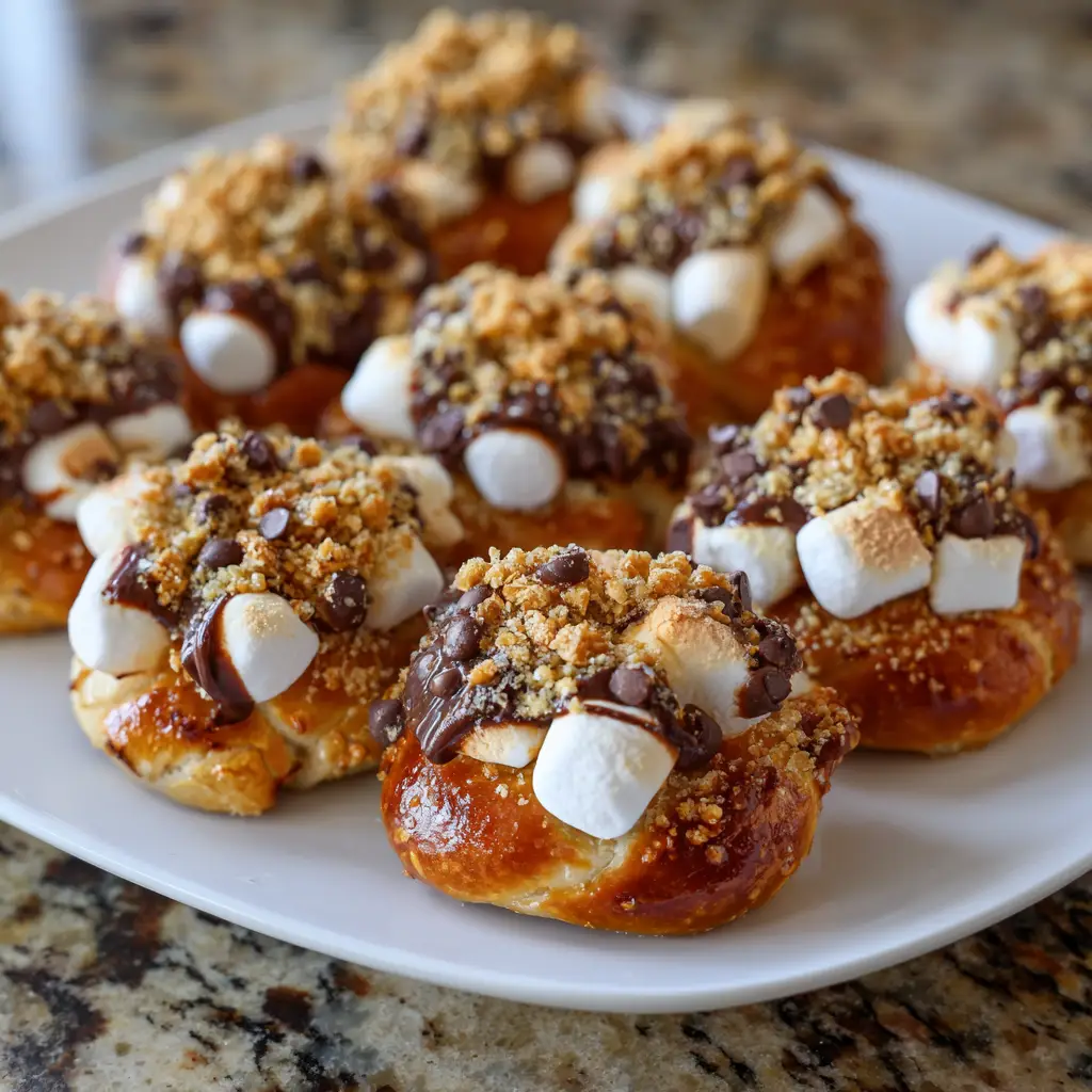 S’mores Pretzel Bites