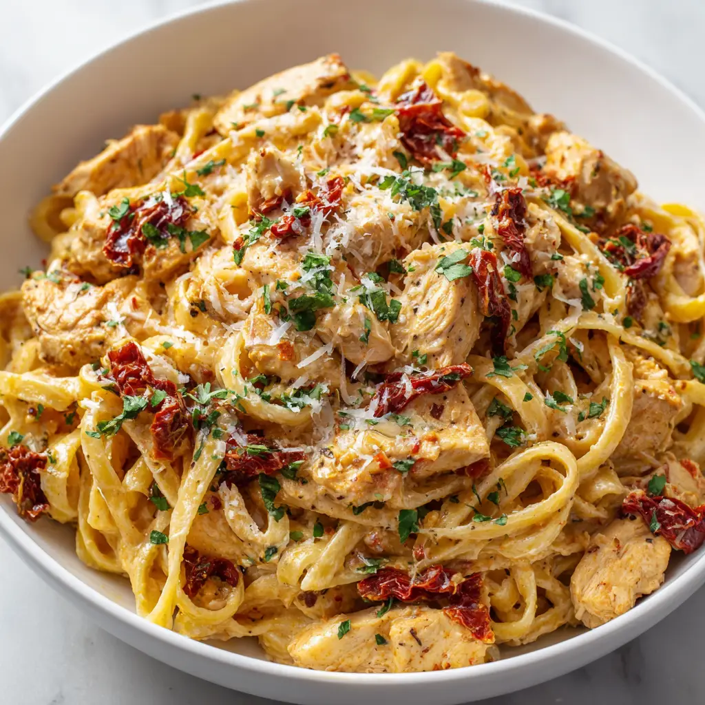 Creamy Sun-Dried Tomato Chicken Pasta