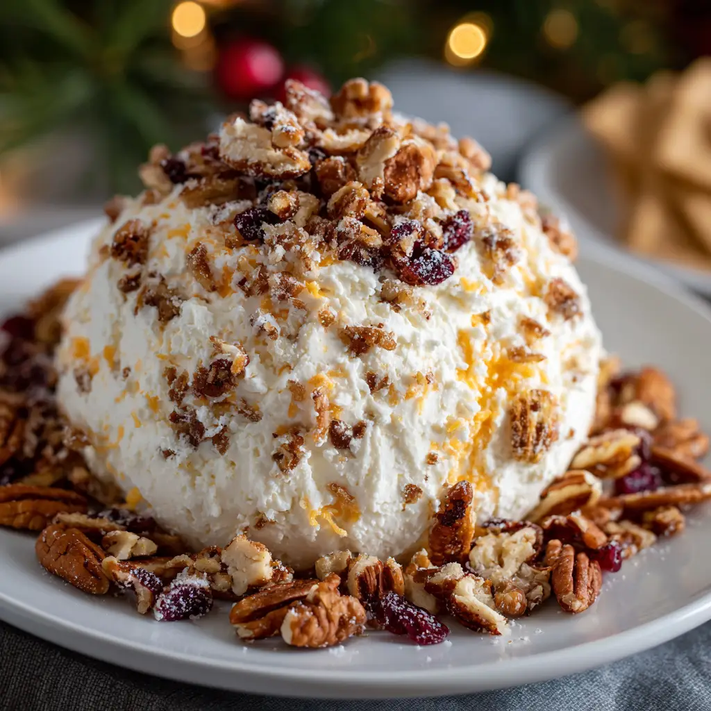 Christmas Dessert Cheese Ball