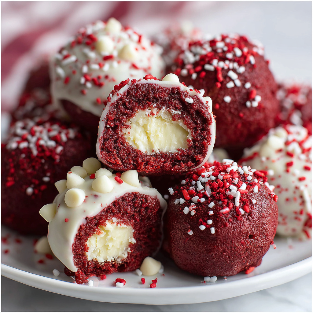 Red Velvet Cheesecake Balls