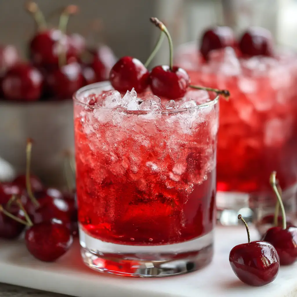 Non-Alcoholic Christmas Cherry Bombs