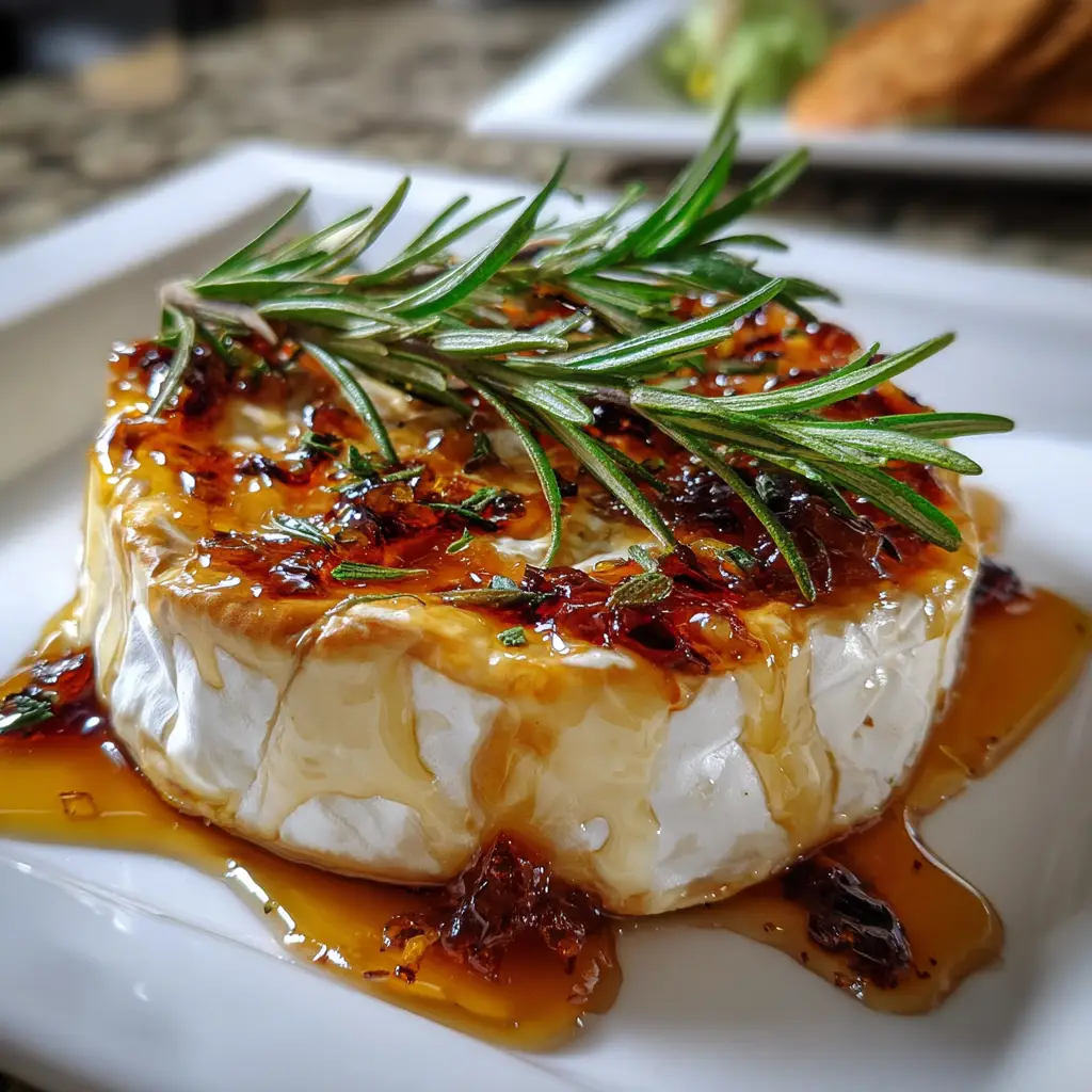 Baked Brie with Honey & Rosemary