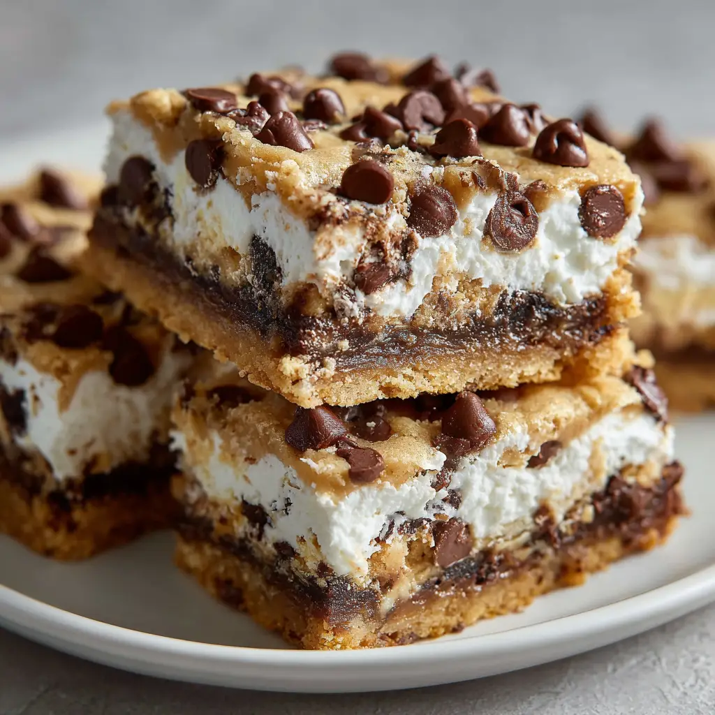 Chocolate Chip Cookie Dough Bars
