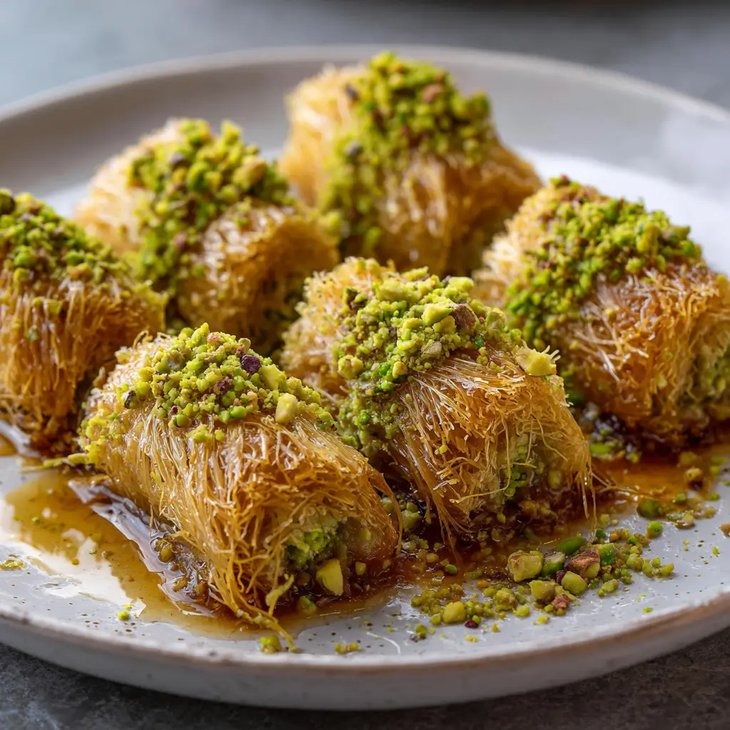 Kataifi Rolls with Pistachio