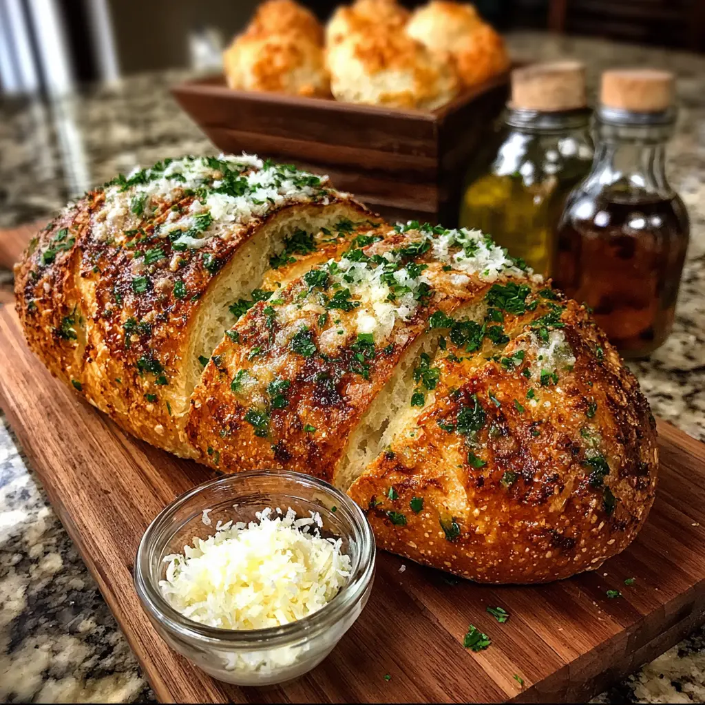 Garlic Parmesan Herb Bread