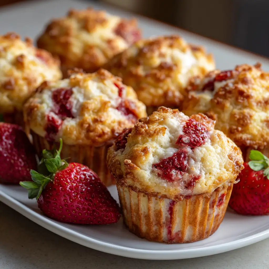 Strawberry Cream Cheese Muffins