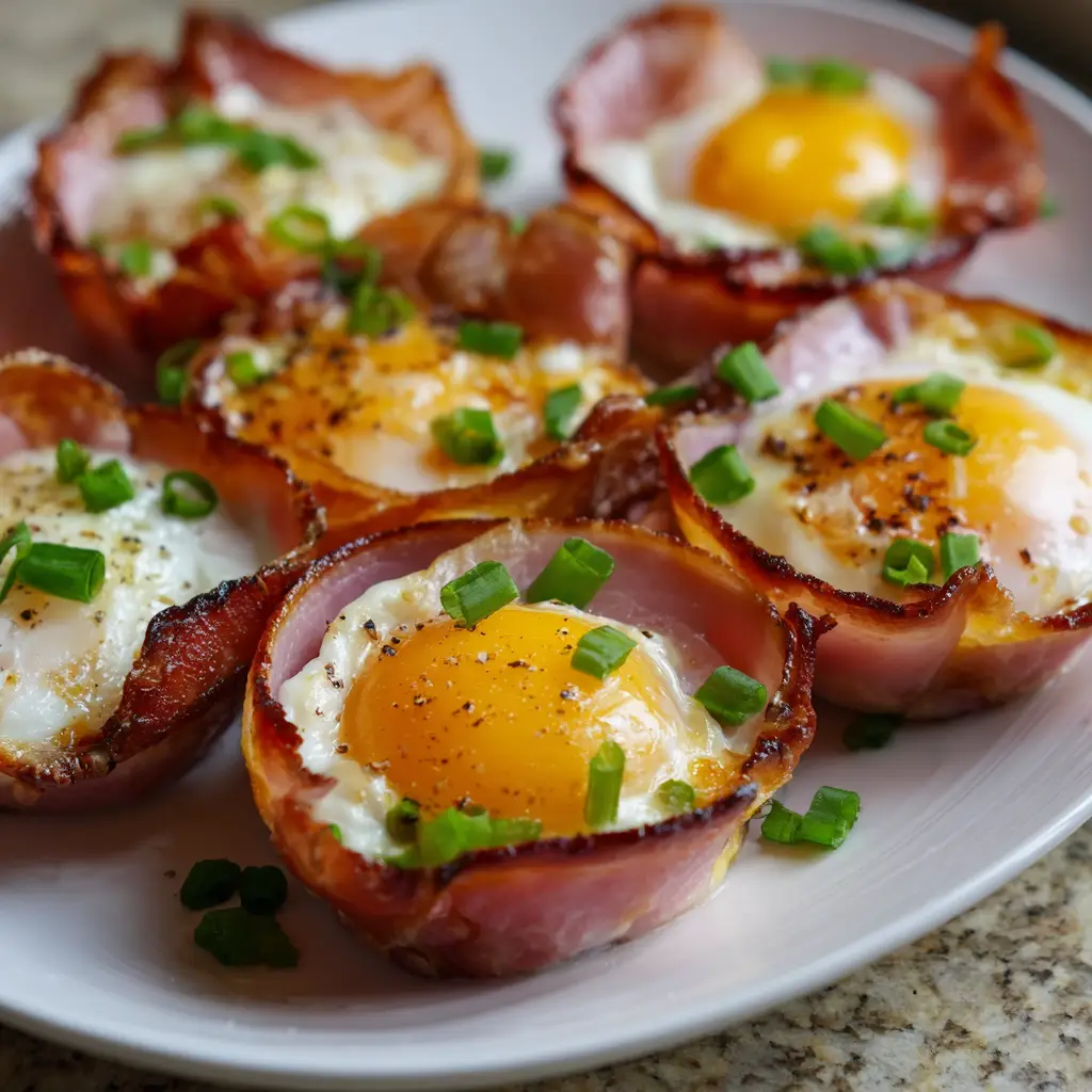 Ham and Eggs Cups