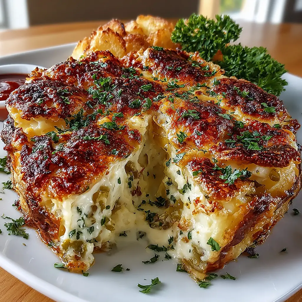 Green Chile Cheese Scalloped Potatoes