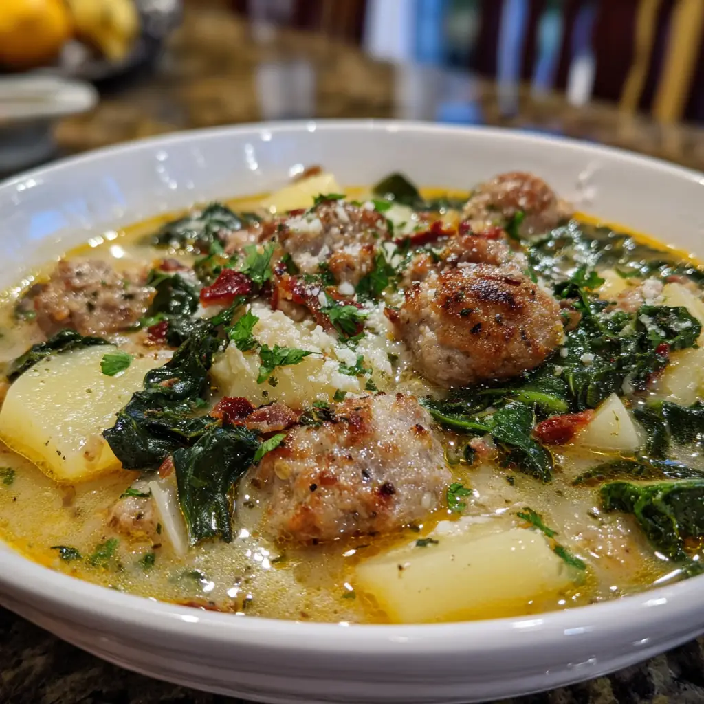 Italian Sausage Soup (Copycat Zuppa Toscana)