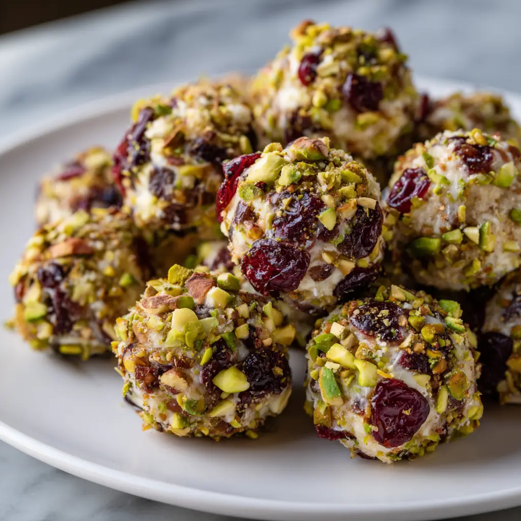 Delicious Cranberry Pistachio Truffle