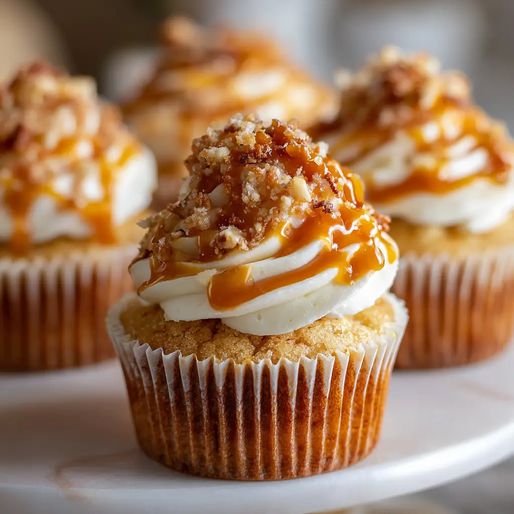 Caramel Apple Cupcakes