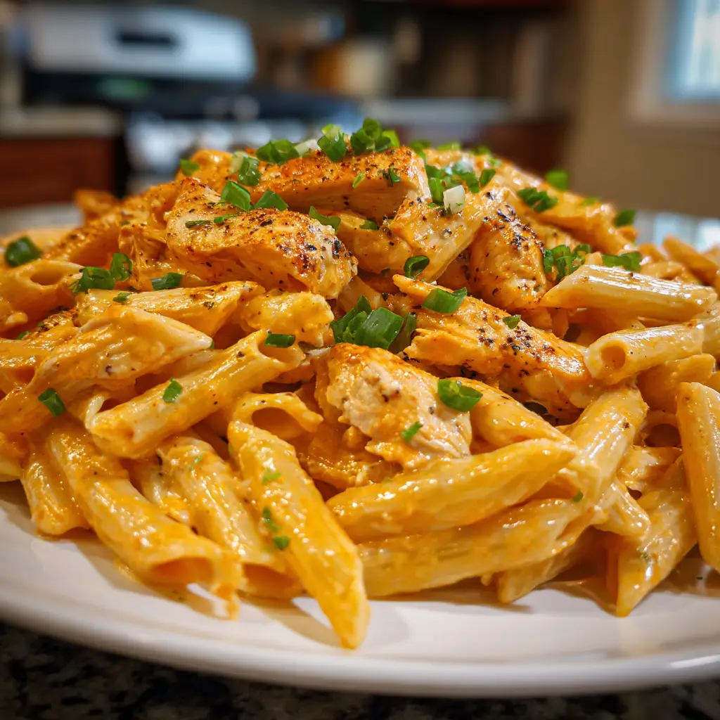 Buffalo Chicken Alfredo Penne