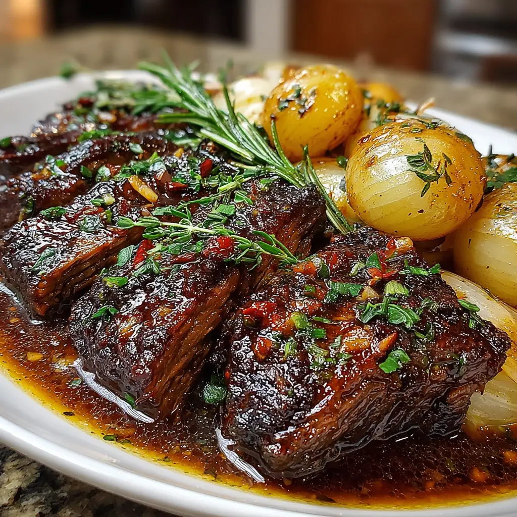 Crockpot Honey Balsamic Beef Chuck Roast