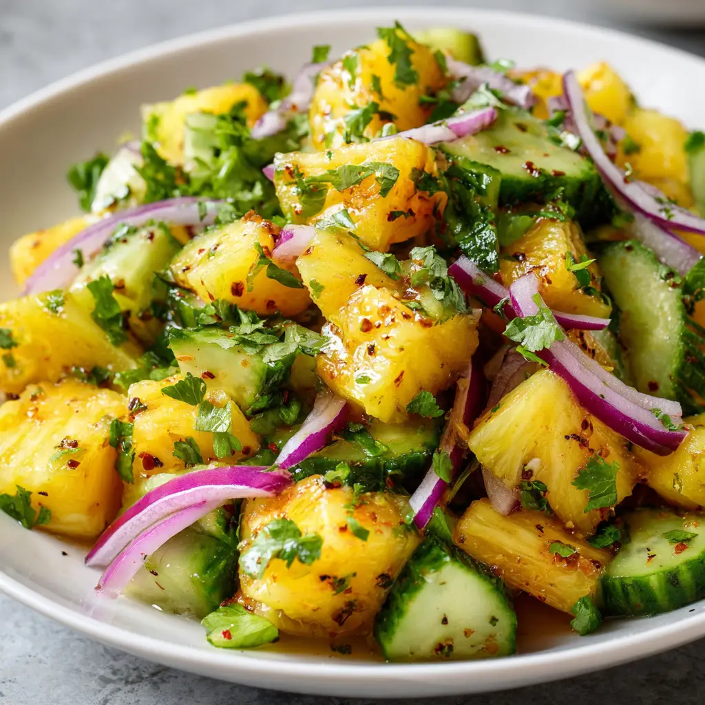 Pineapple Cucumber Salad