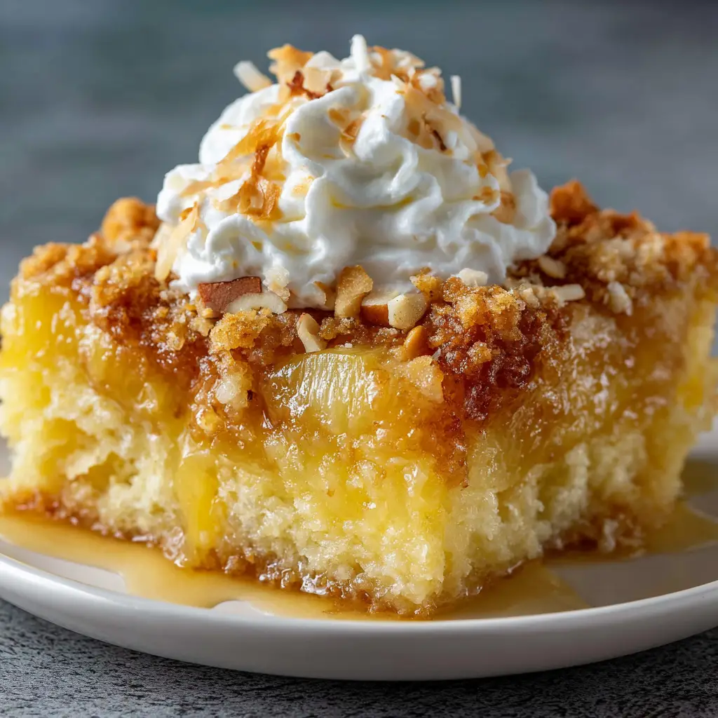 Amish Pineapple Dump Cake