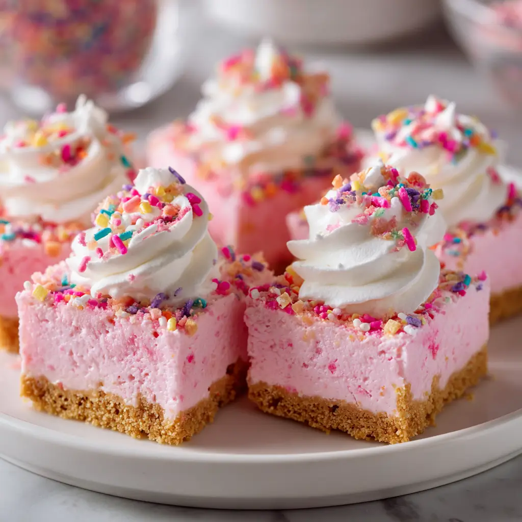 No-Bake Pink Velvet Cheesecake Bites