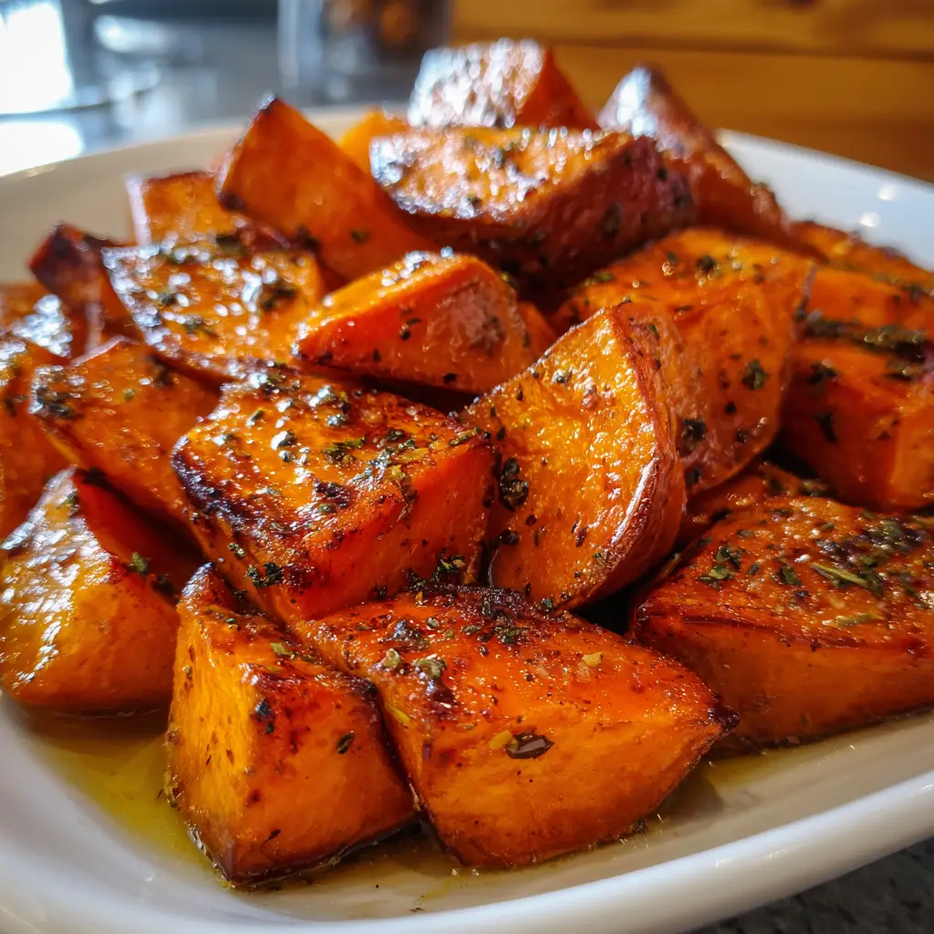 Honey Roasted Sweet Potatoes