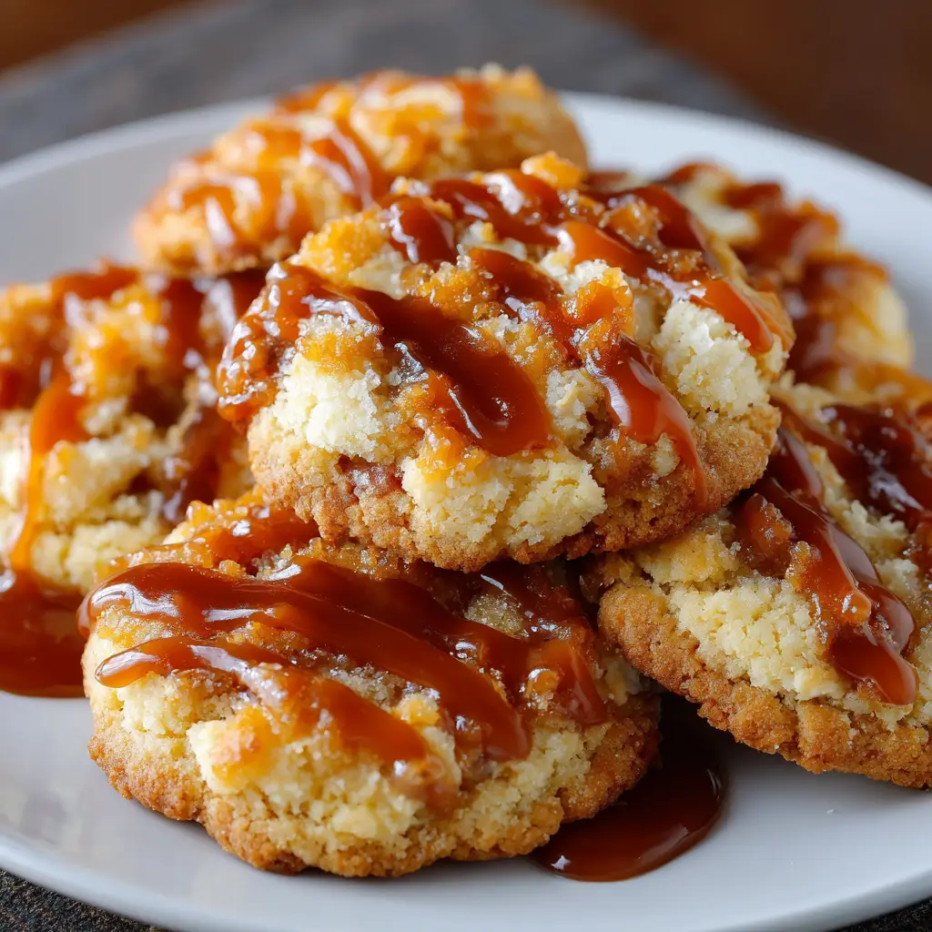 Caramel Cheesecake Cookies
