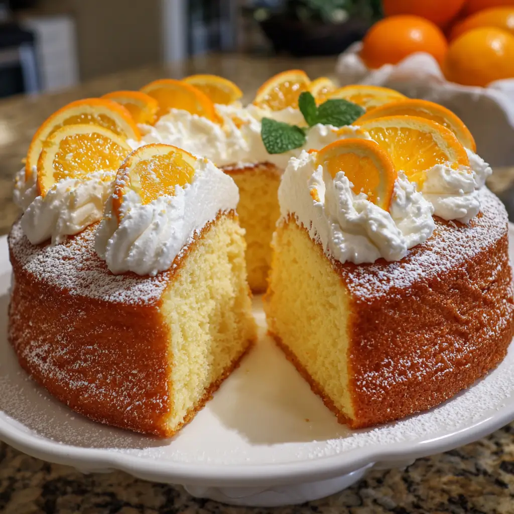Orange Creamsicle Cake
